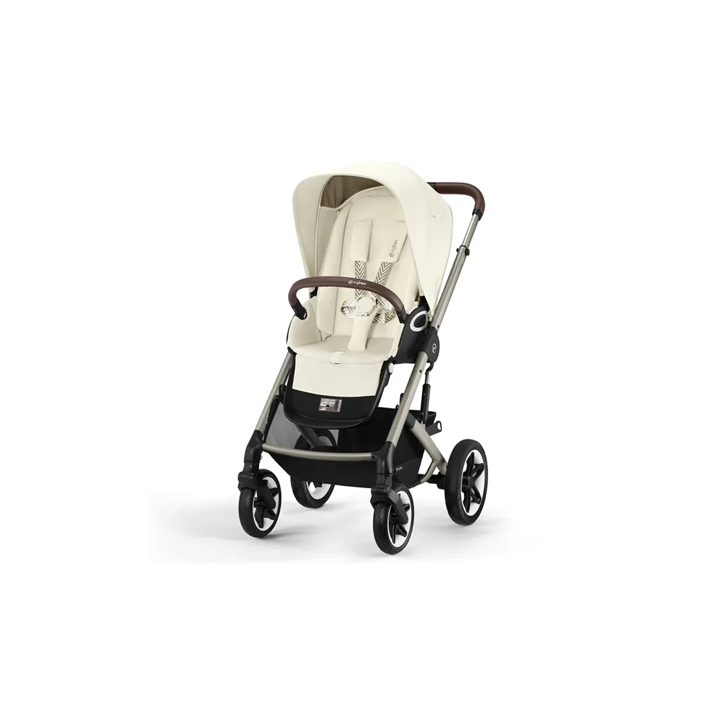 Коляска Cybex Talos S Lux TPE Seashell Beige (з бампером) (522002605) - зображення 1