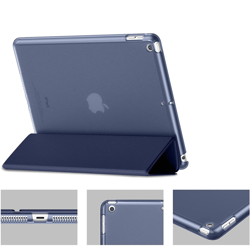 Чохол до планшета BeCover Tri Fold Hard Apple iPad 10.2 2019/2020/2021 Deep Blue (706865) (706865) - зображення 5