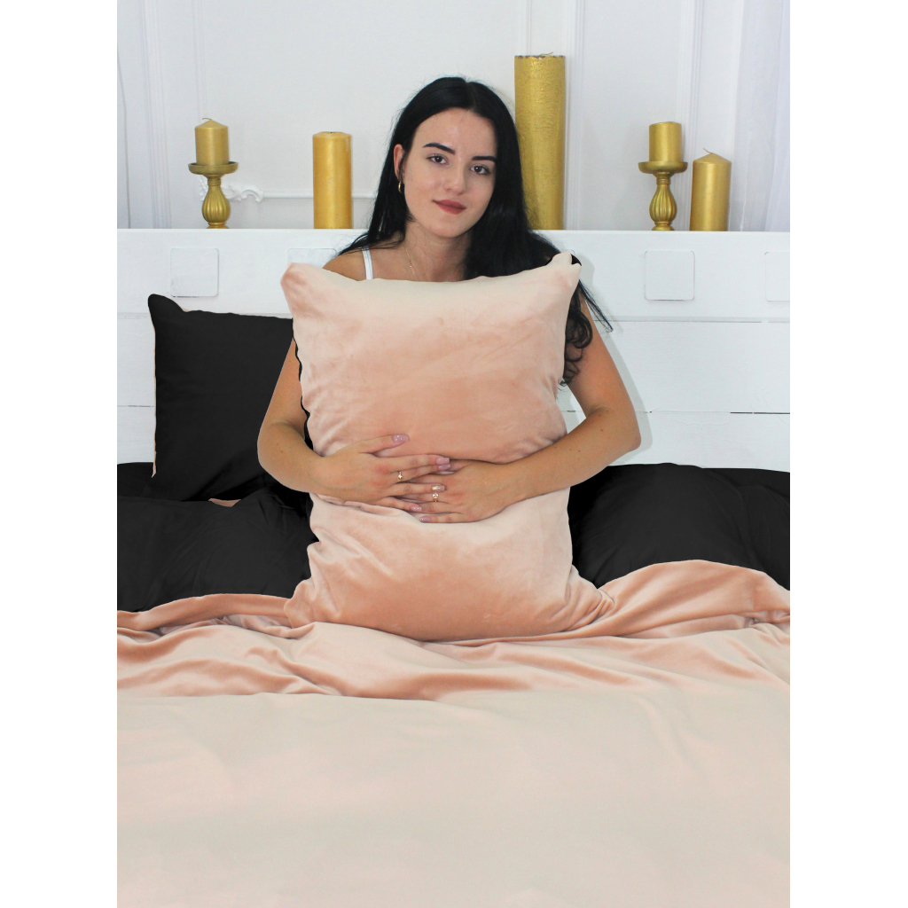 Постільна білизна MirSon Велюр Winter Delicate 28-0090 Margherita Євро (2200004044439) - зображення 4