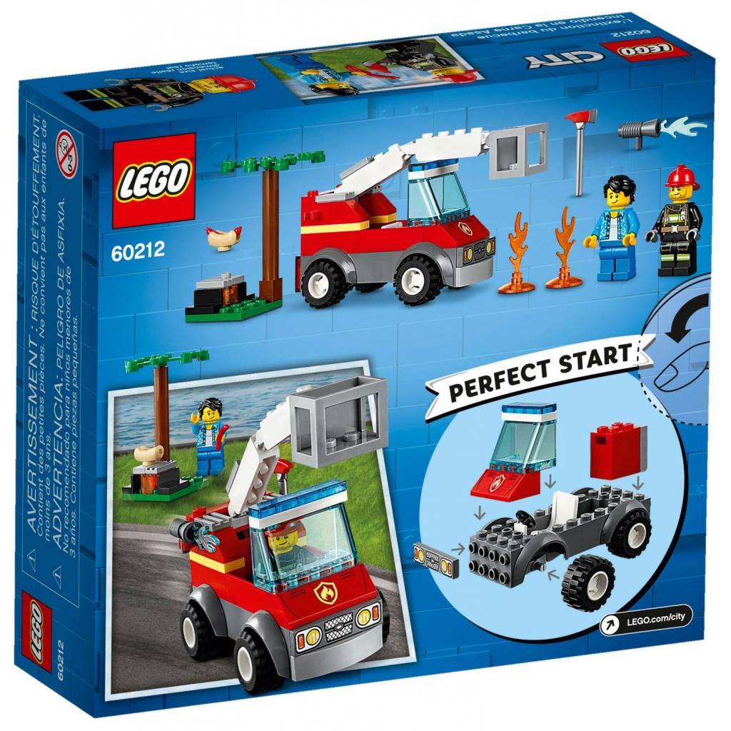 Конструктор LEGO City Пожежа на пікніку 64 деталі (60212) - зображення 9