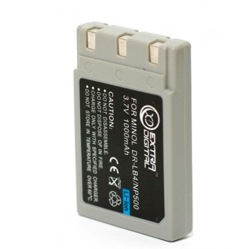 Акумулятор до фото/відео Extradigital Minolta NP-500, NP-600, DR-LB4 (DV00DV1054) - зображення 2