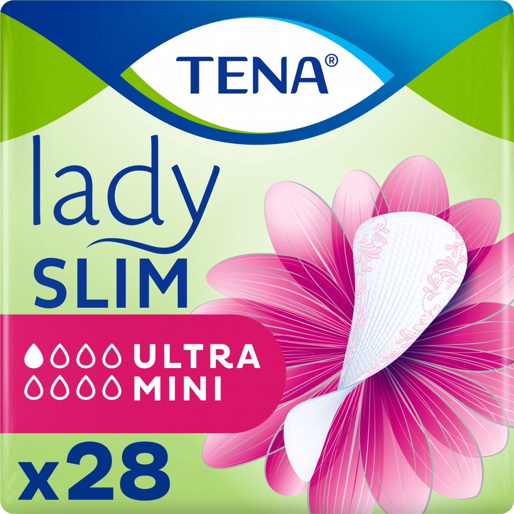 Урологічні прокладки Tena Lady Slim Ultra Mini 28 шт. (7310791247649/7322541116082) - зображення 1