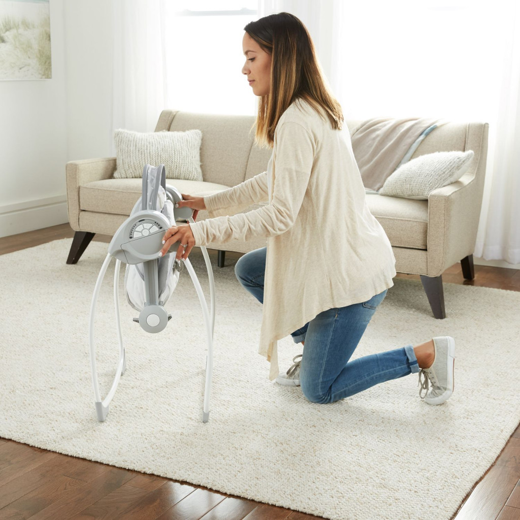 Крісло-гойдалка Ingenuity Comfort 2 Go – Cuddle Lamb (12184) - изображение 7