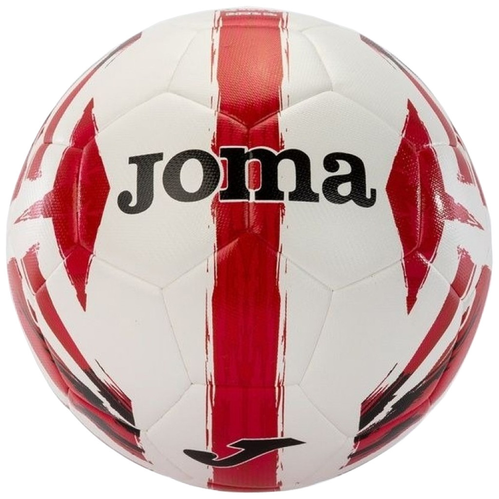 М'яч футбольний Joma Light 401244.206.5 білий, червоний Уні 5 (8445757552266) - зображення 1