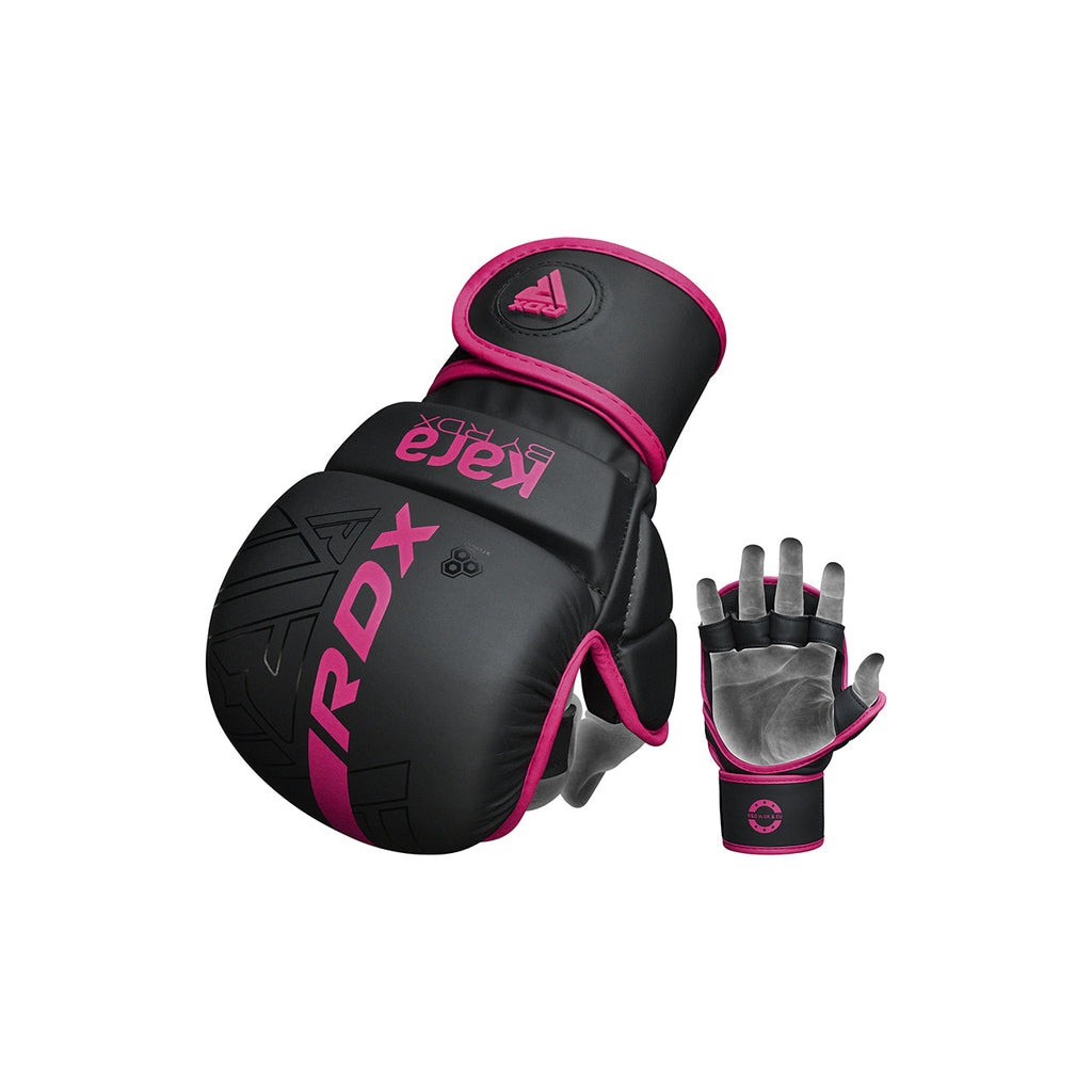 Рукавички для MMA RDX F6 Matte Pink Plus M/L (GSR-F6MP-M/L+) - зображення 4