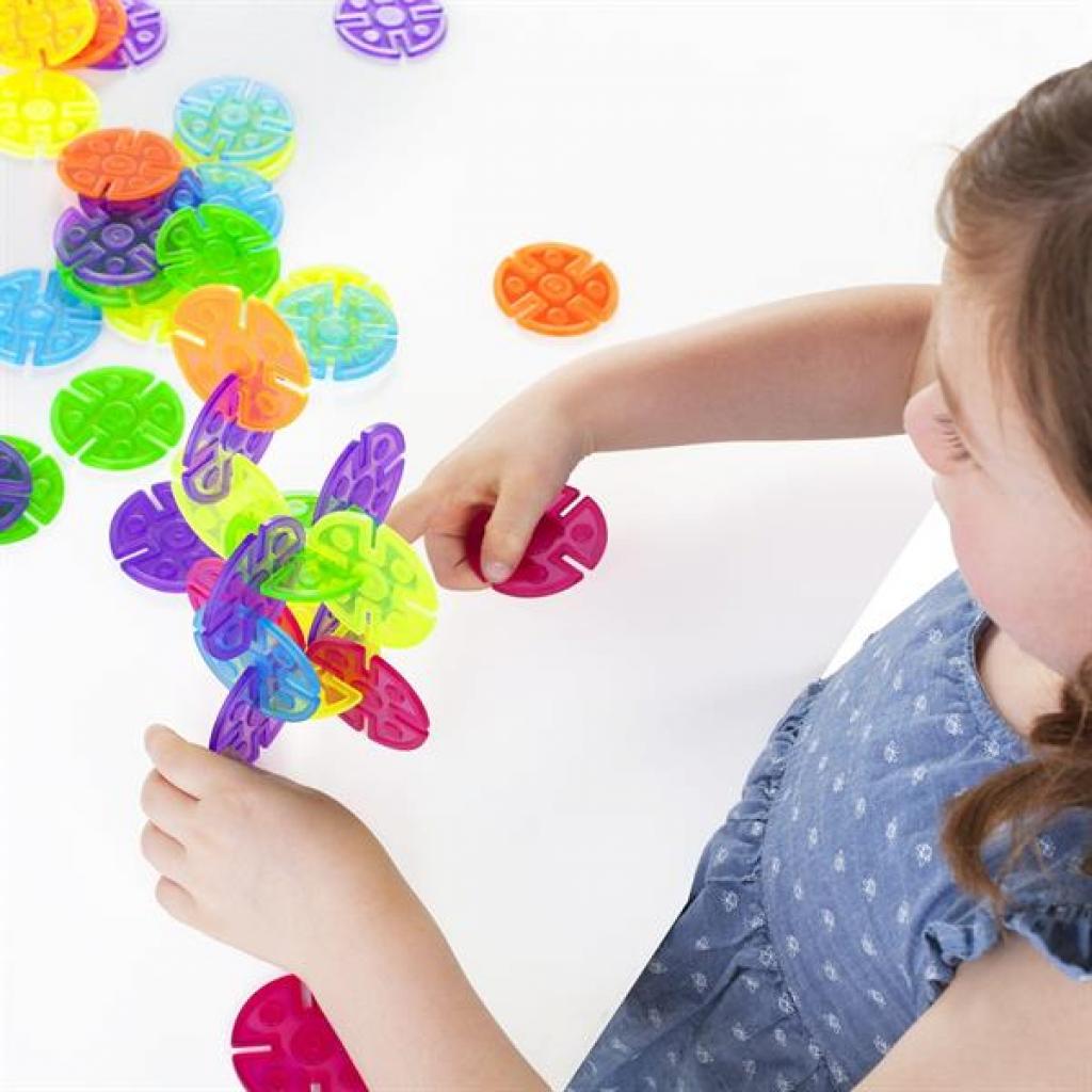 Конструктор Guidecraft Interlox Discs Диски 96 деталей (G16834) - зображення 7