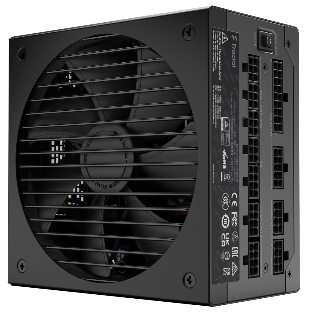 Блок живлення Fractal Design 660W Ion + 2 Platinum (FD-P-IA2P-660-EU) - зображення 2
