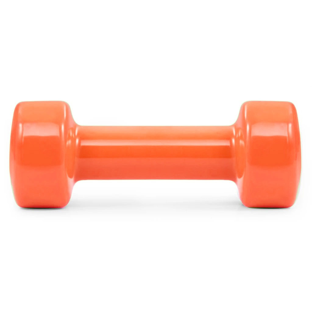 Гантель PowerPlay PP_4103 вінілова 1 кг Помаранчева (PP_4103_1kg) - зображення 4