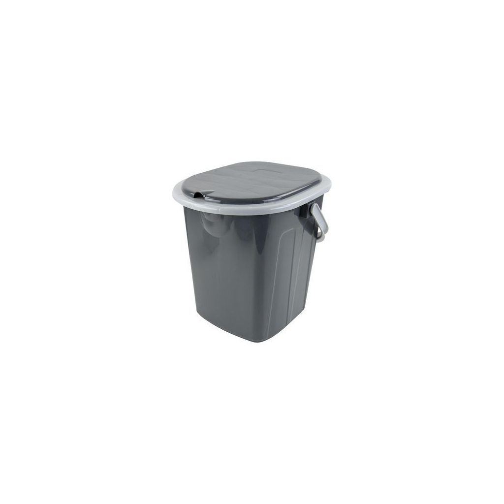 Відро-туалет Bo-Camp Portable Toilet Square 20 Liters Grey (5502820) (DAS303293) - изображение 1