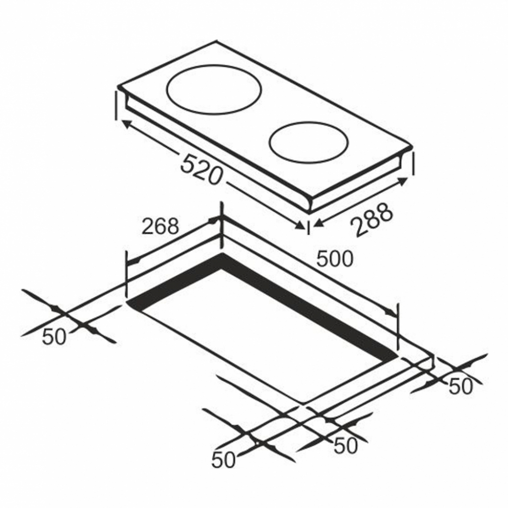 Варочна поверхня Grunhelm GPC 623 B - изображение 2