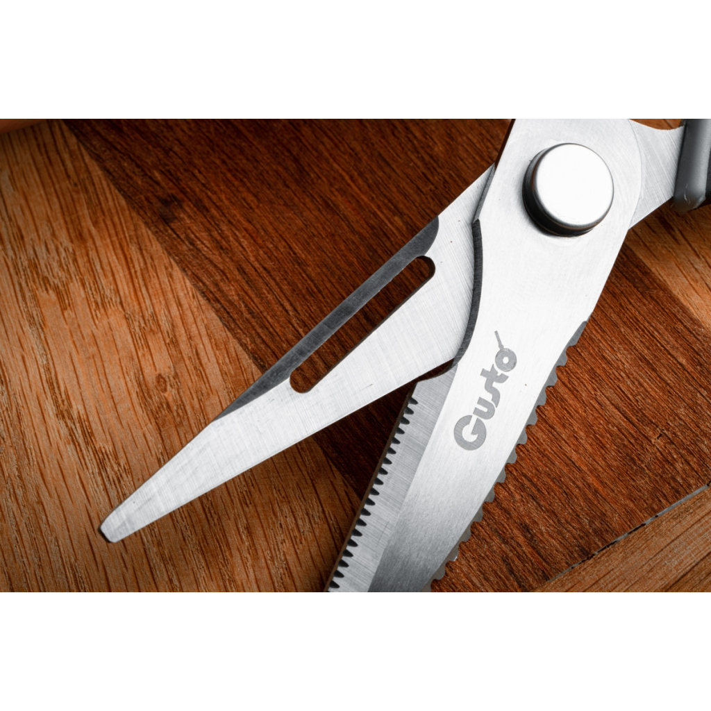Кухонні ножиці Gusto 23 см Сіро-чорні (GT-6123) - зображення 4