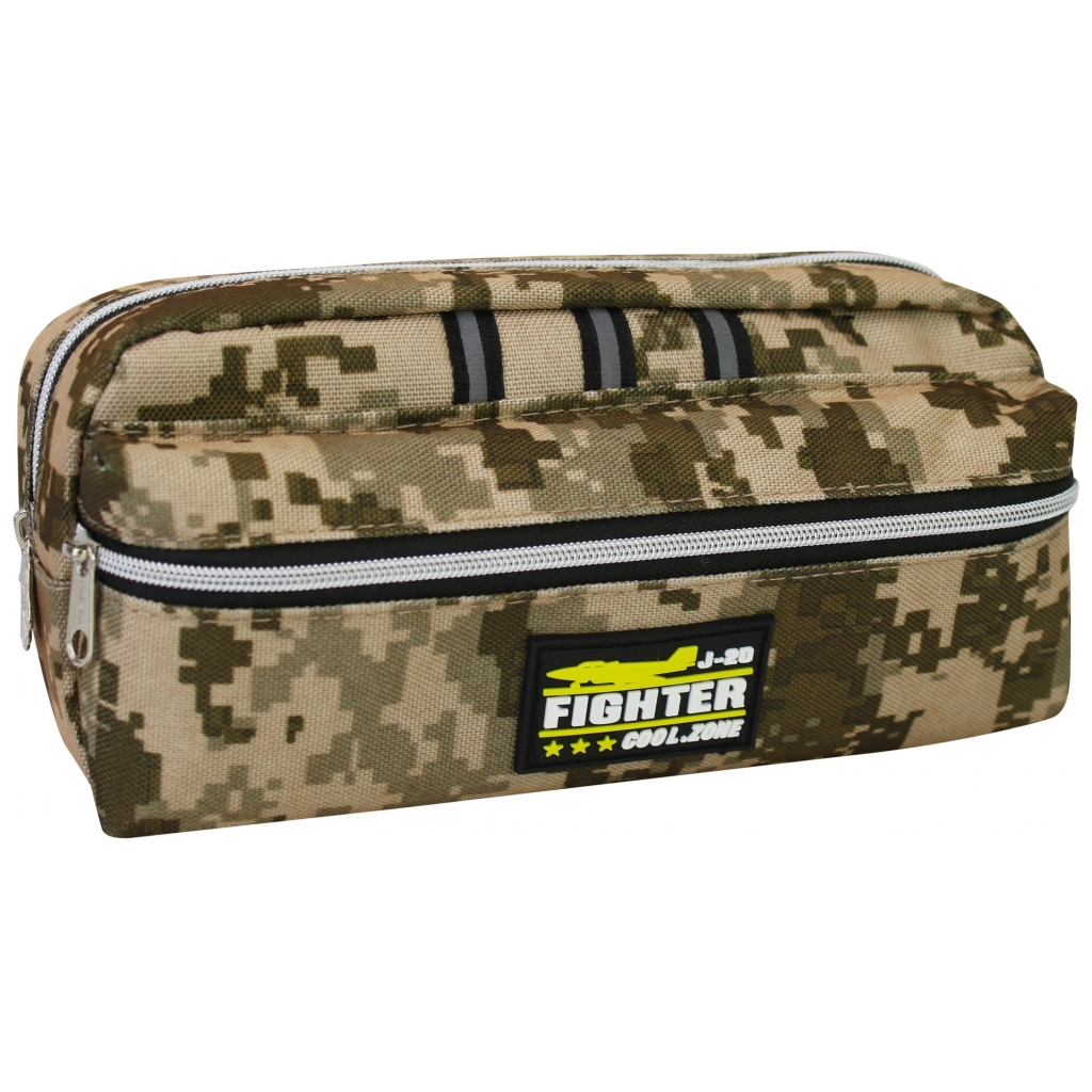 Пенал Maxi 3 відділення (C-6417-brown) - зображення 1