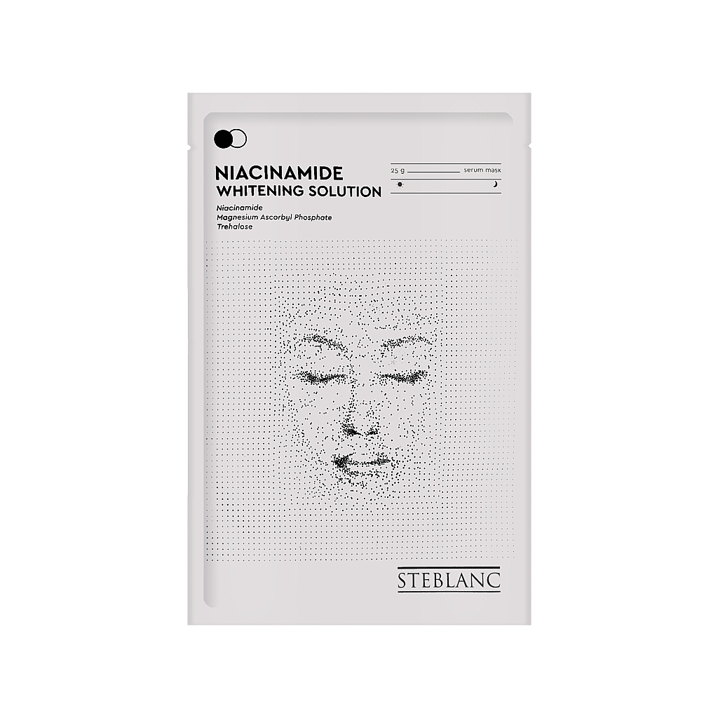 Маска для обличчя Steblanc Niacinamide Whitening Solution 25 г (8809663752804) - зображення 1