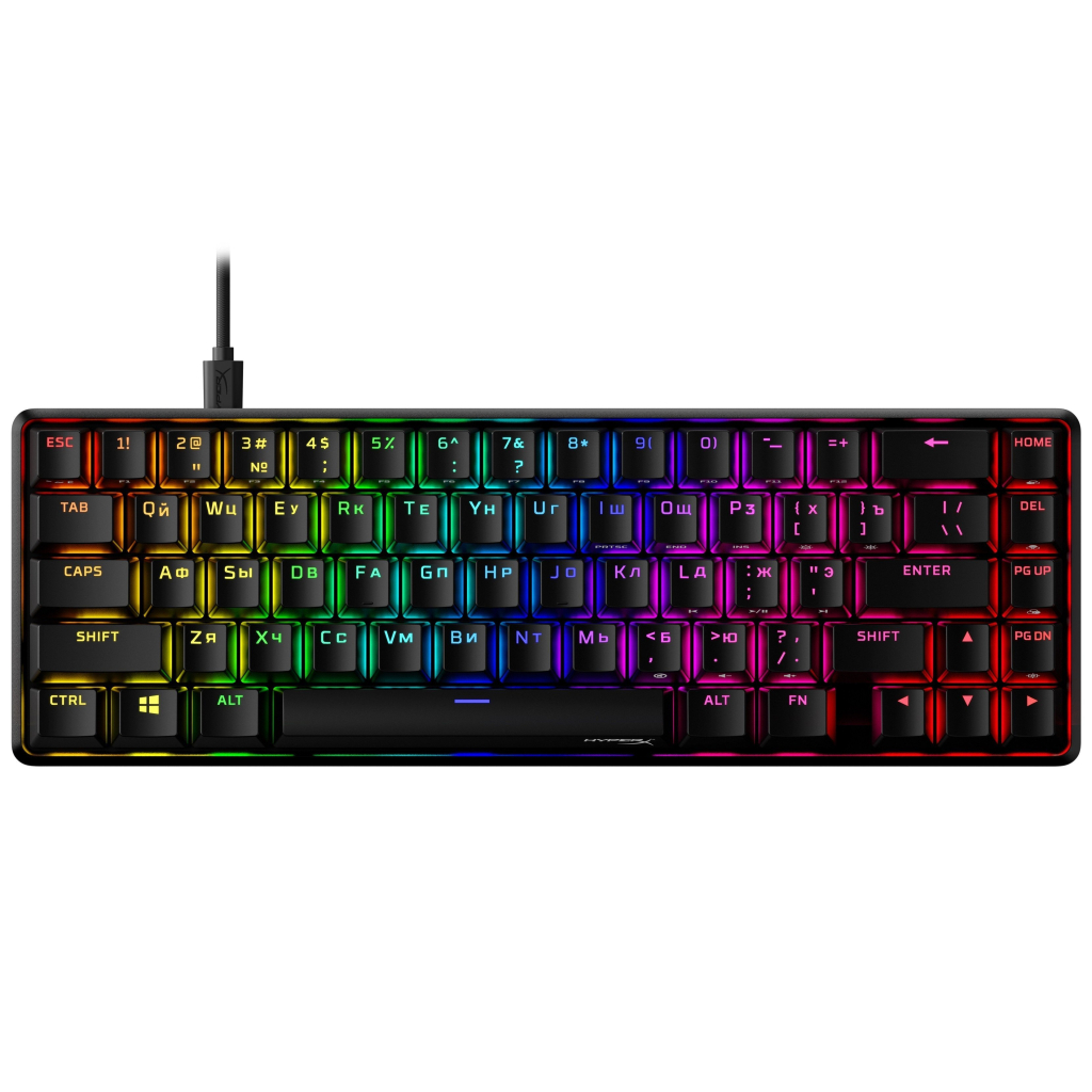 Клавіатура HyperX Alloy Origins 65 HX Red (4P5D6AX) - зображення 1