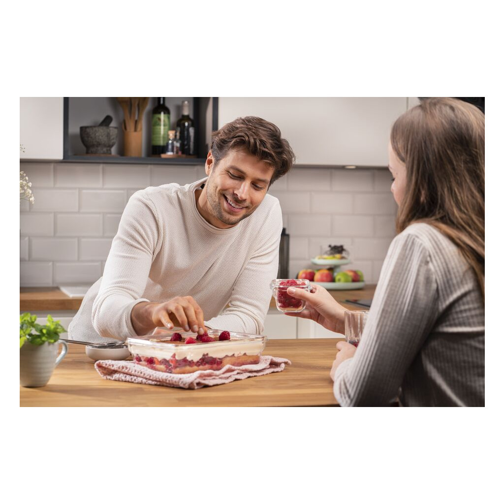 Харчовий контейнер Tefal Masterseal Glass Red 2 л (N1041110) - зображення 8