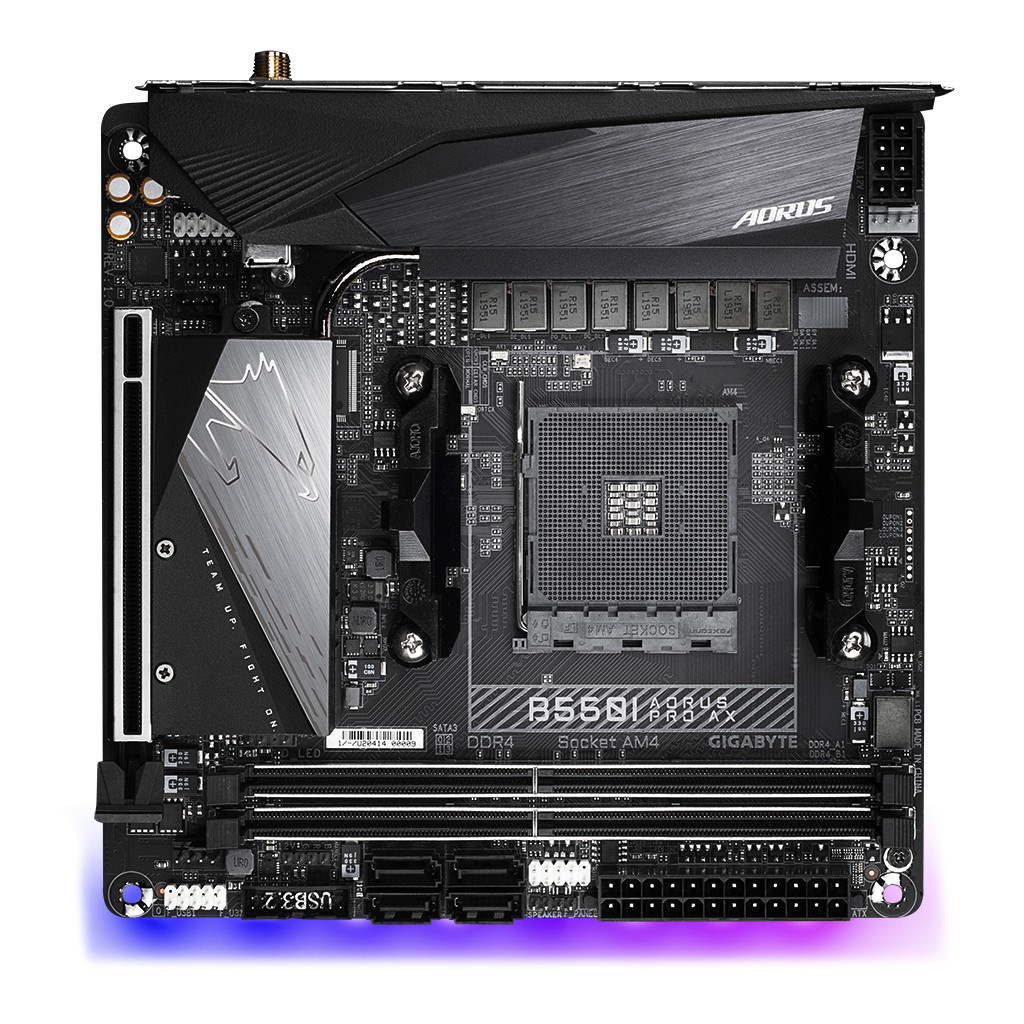 Материнська плата GIGABYTE B550I AORUS PRO AX - зображення 1