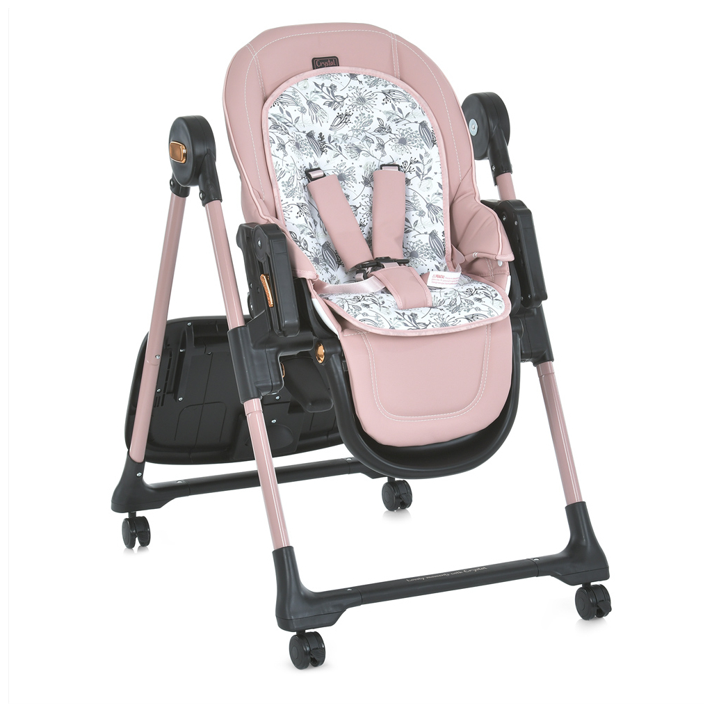 Стілець для годування El Camino ME 1037-B rose gold Crystal (ME 1037-B rose gold) - зображення 2