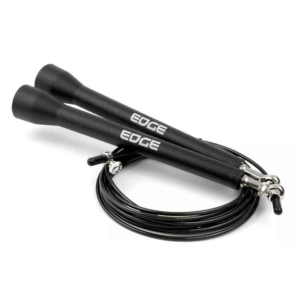 Скакалка EDGE Premium Rope ESK-5 швидкісна 3м Чорна (ESK-5 BLACK) - изображение 4