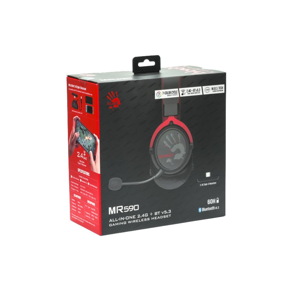 Навушники A4Tech Bloody MR590 Sport Red (4711421995948) - зображення 8