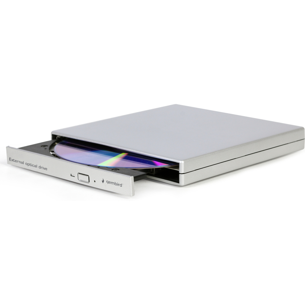 Оптичний привід DVD-RW Gembird DVD-USB-02-SV - зображення 1