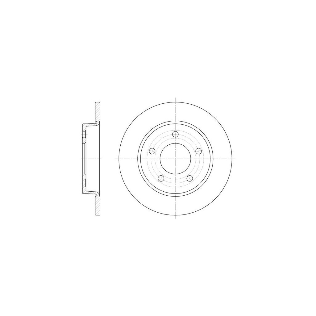 Гальмівний диск REMSA 6906.00 - зображення 1