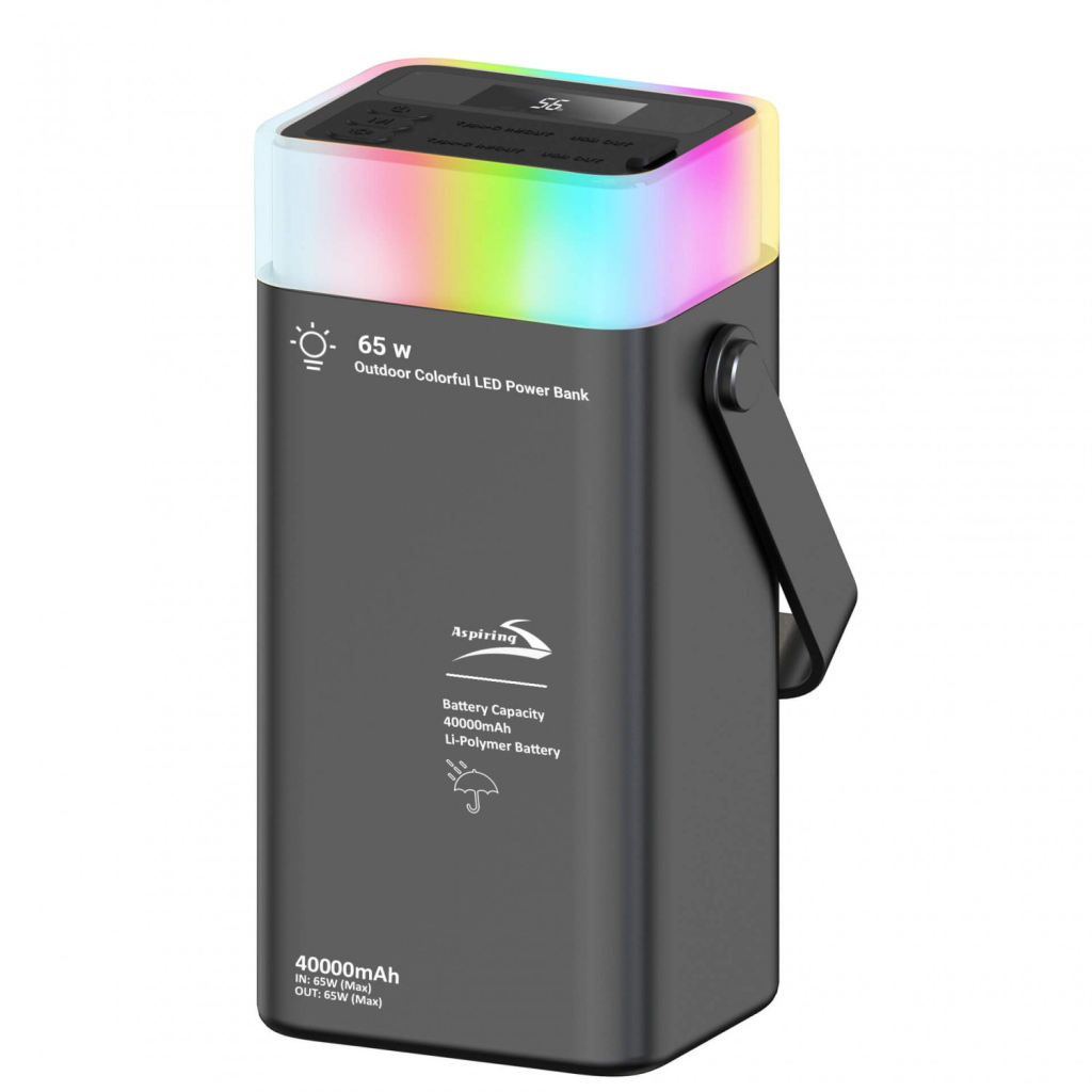 Батарея універсальна Aspiring Vigor 40 40000mAh PD/65W (PPVG.V04) - зображення 1