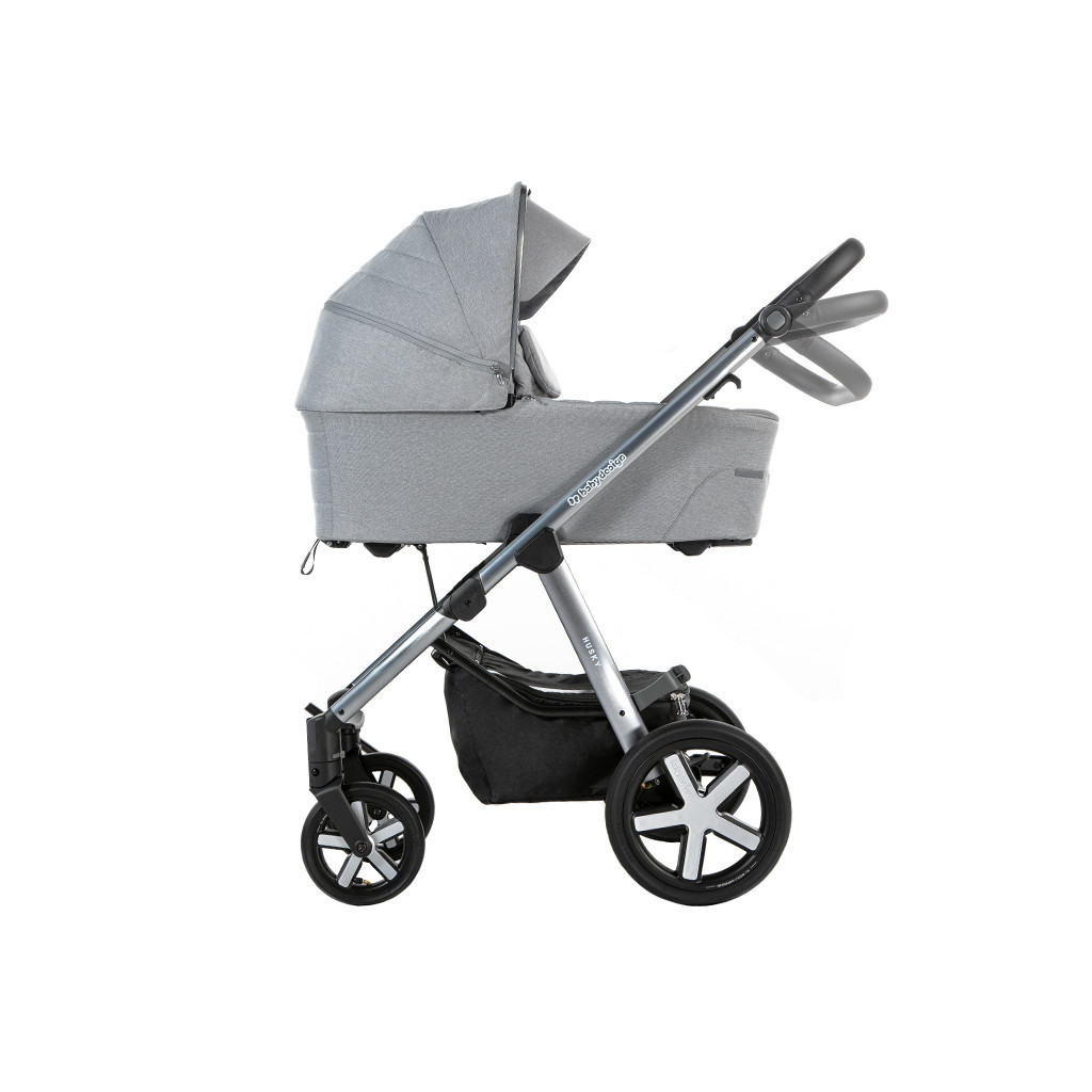 Коляска Baby Design 2 в 1 Husky XL 207 SILVER GRAY (204845) - зображення 6