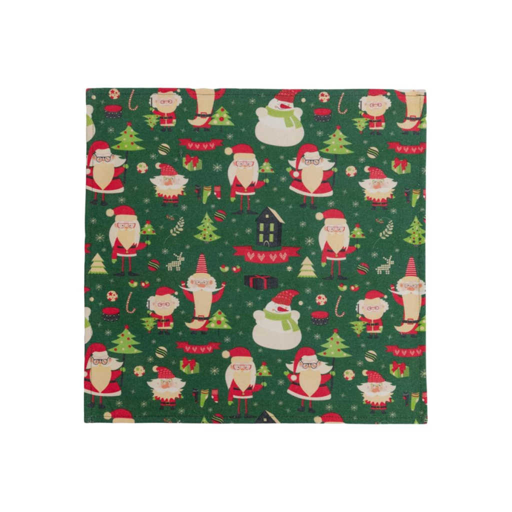 Серветка на стіл Прованс Санта на зеленому 40х40 см (035754) - зображення 7
