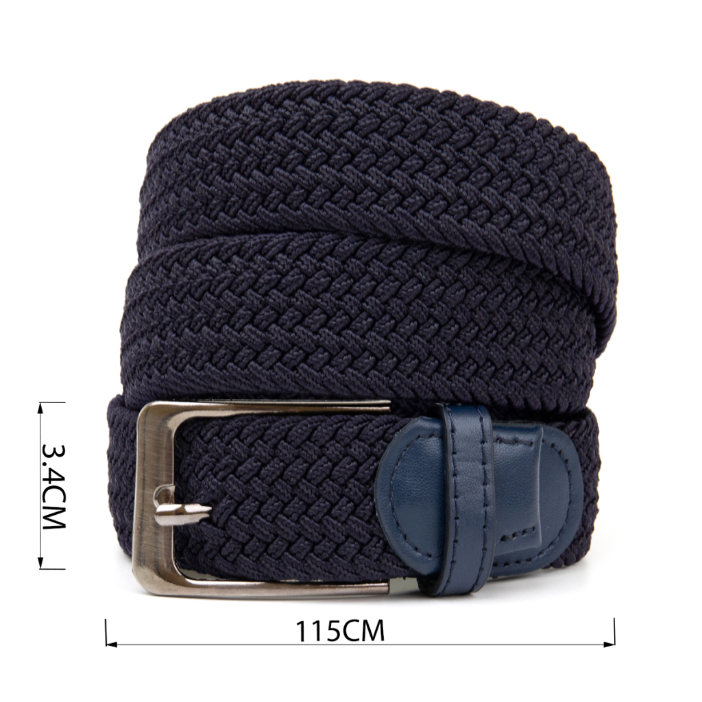 Ремінь Vintage Текстильний чоловічий Темно-синій (20526) - зображення 3