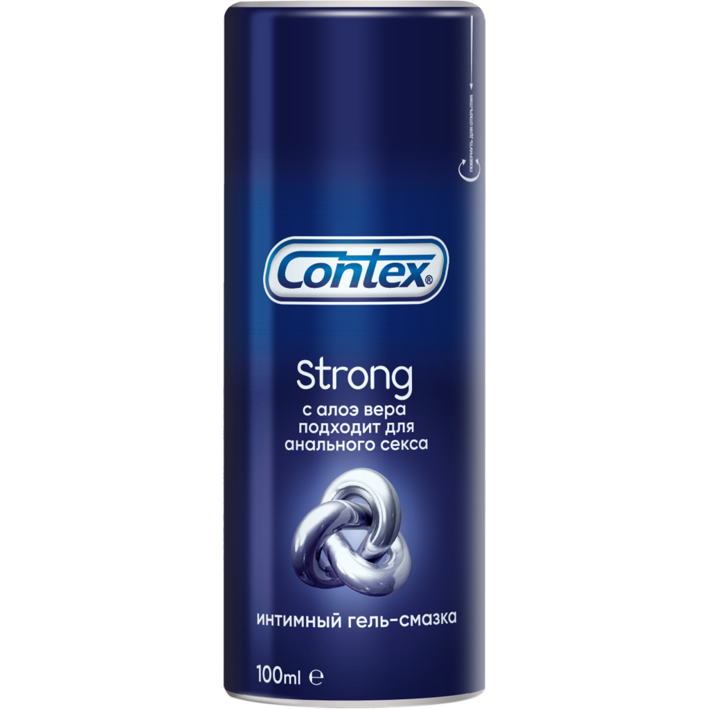 Інтимний гель-змазка Contex Strong для анального сексу (лубрикант) 100 мл (5060040304099) - изображение 1