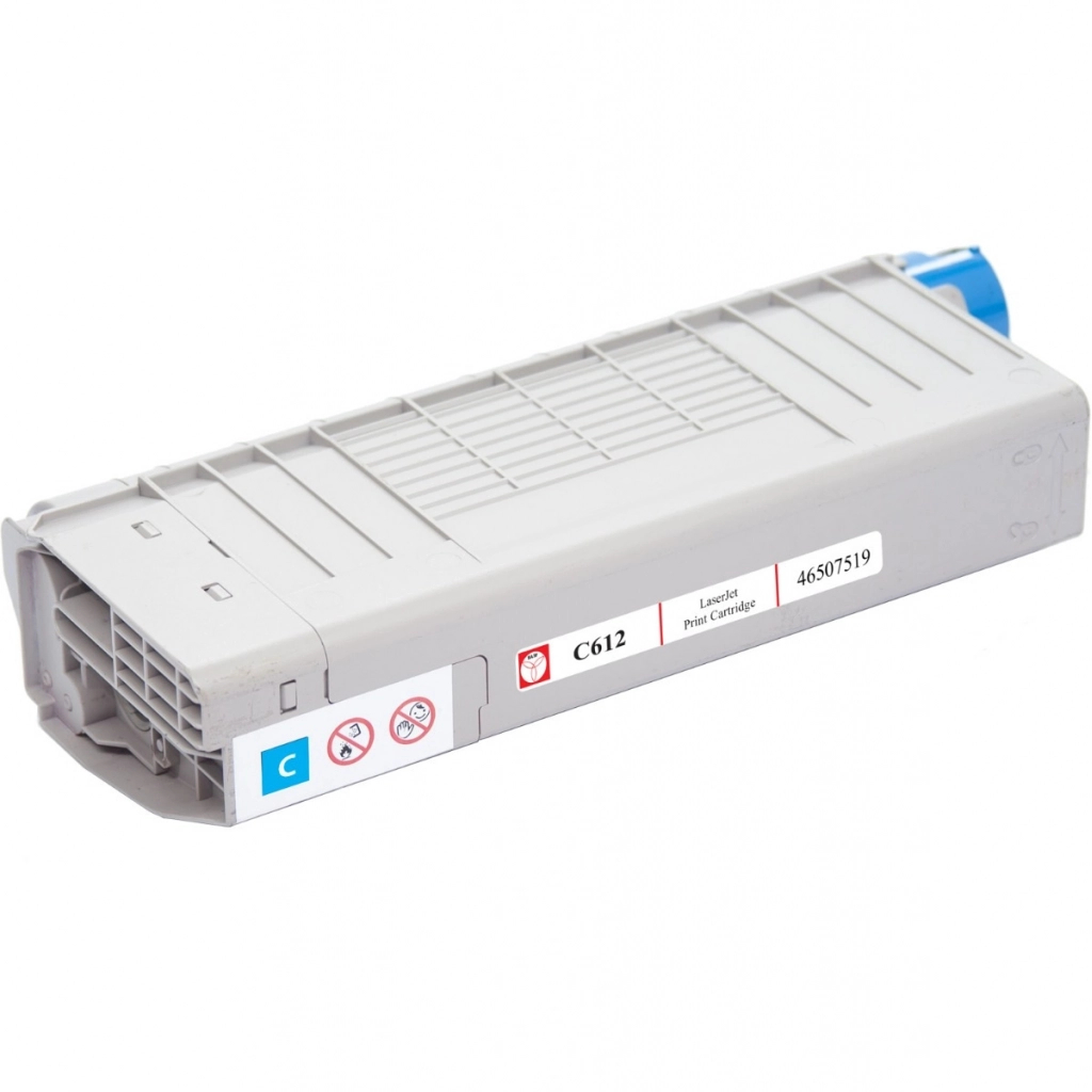 Тонер-картридж BASF OKI C612/ 46507519 Cyan (KT-46507519) - изображение 2