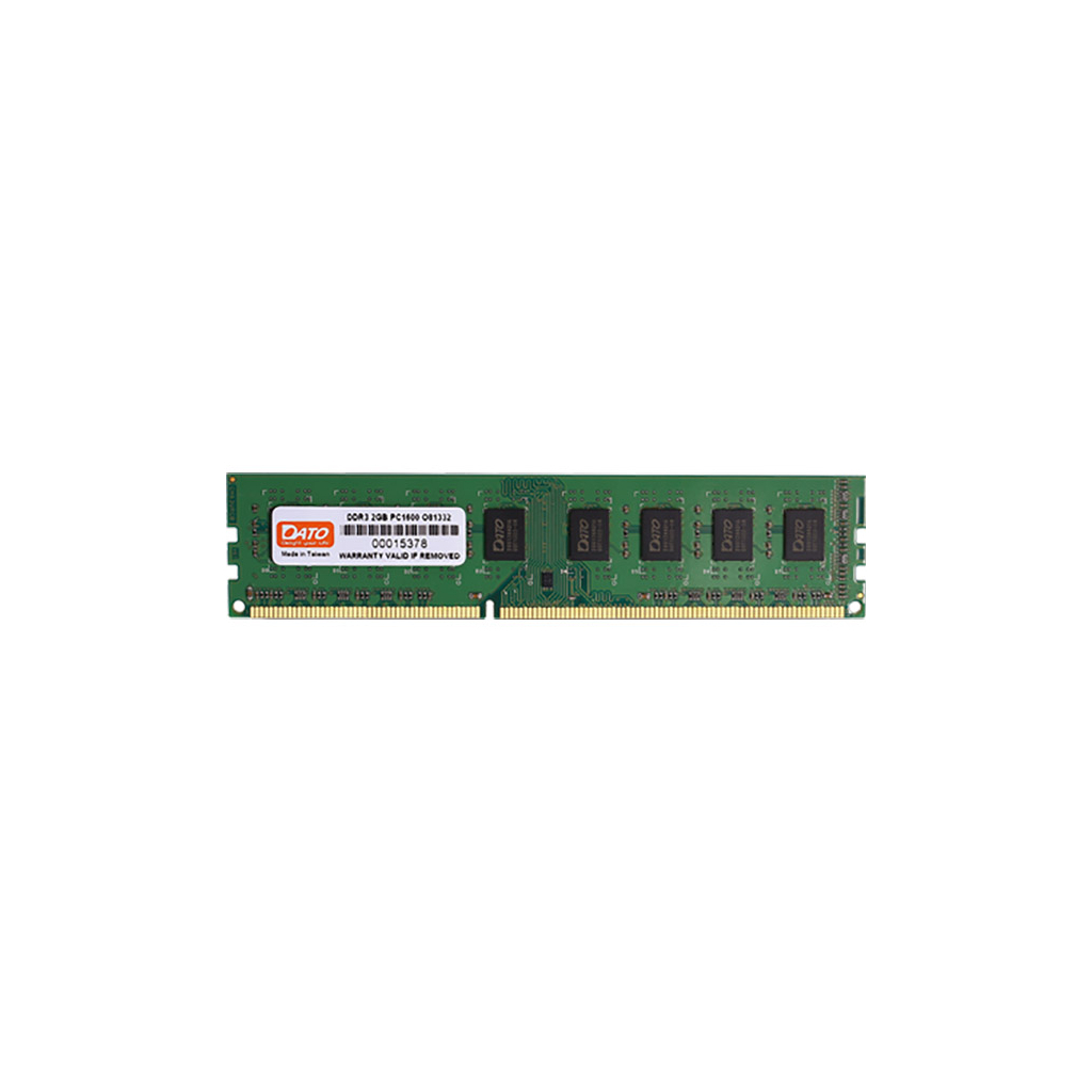 Модуль пам'яті для комп'ютера DDR3 2GB 1600 MHz Dato (DT2G3DLDND16) - зображення 1