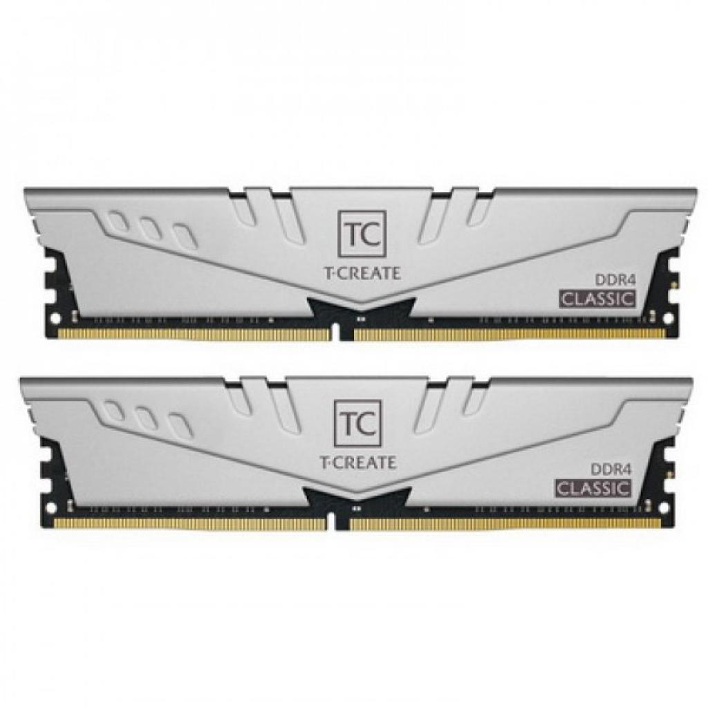 Модуль пам'яті для комп'ютера DDR4 32GB (2x16GB) 3200 MHz T-Create Classic 10L Gray Team (TTCCD432G3200HC22DC01) - зображення 1