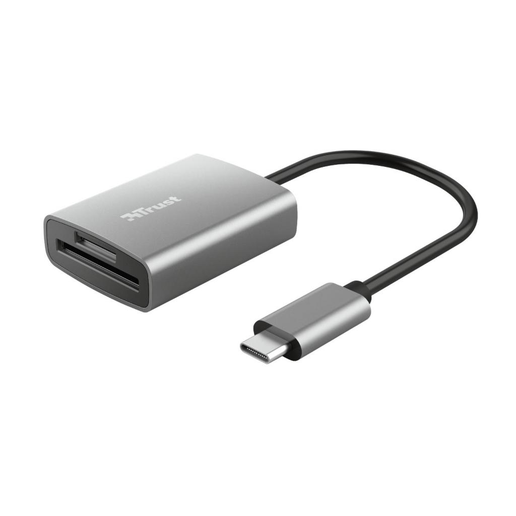 Зчитувач флеш-карт Trust DALYX FAST USB-C ALUMINIUM (24136_TRUST) - изображение 1