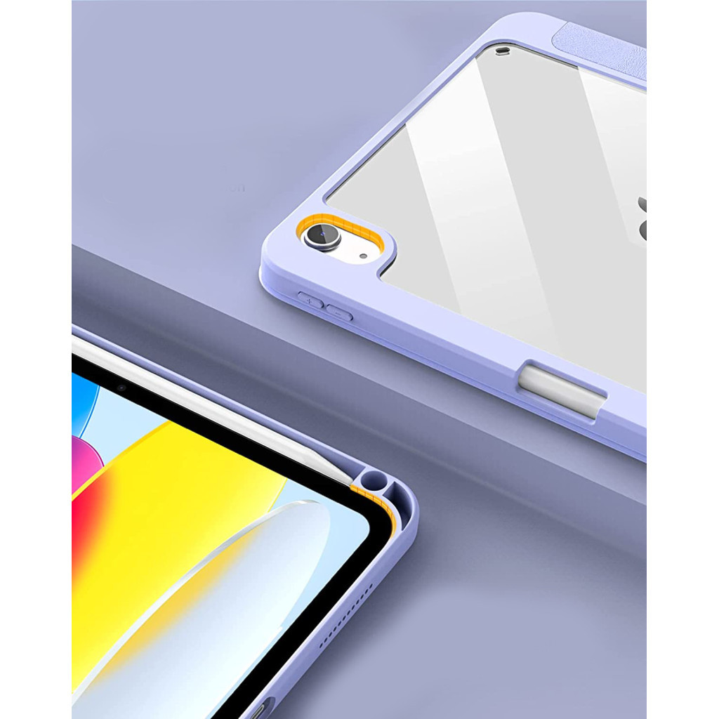 Чохол до планшета BeCover Soft Edge mount Apple Pencil Apple iPad 10.9" 2022/24/11" 2025 Purple (709239) - зображення 5