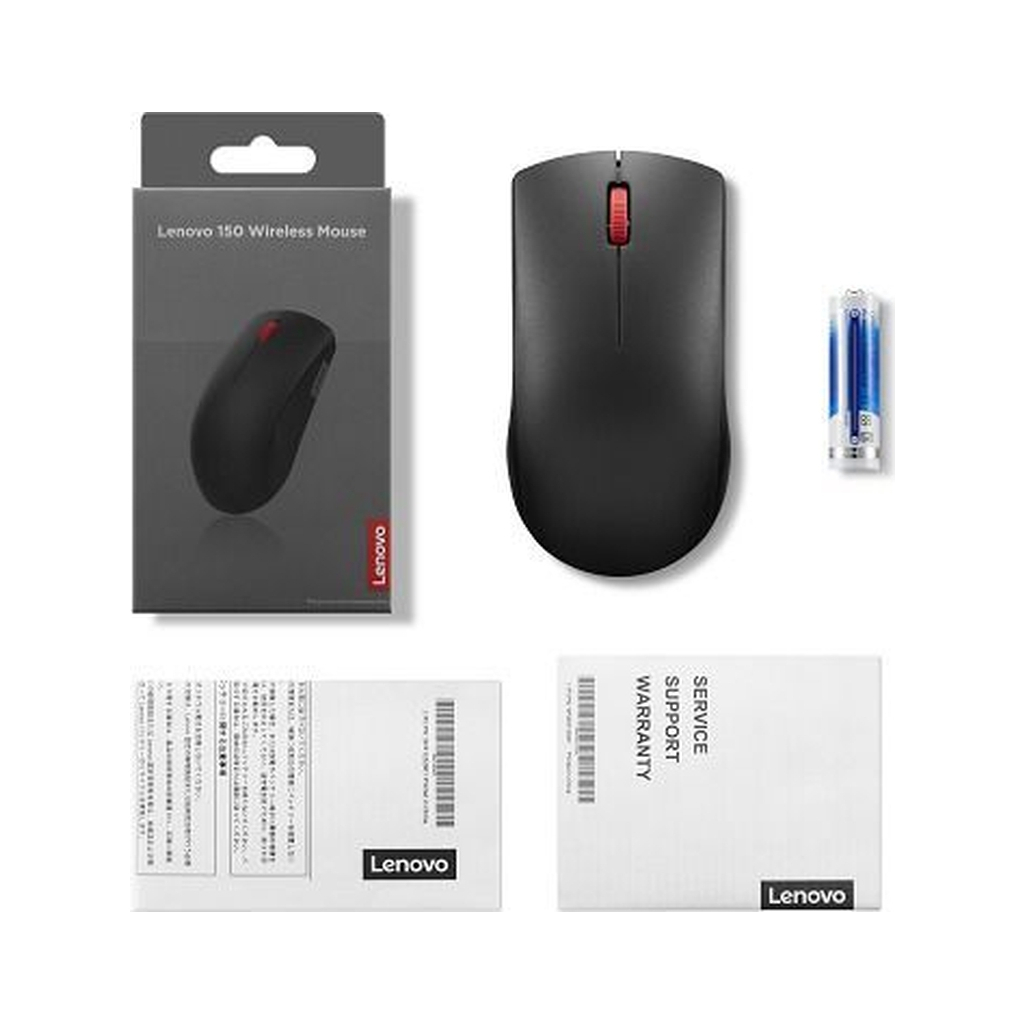Мишка Lenovo 150 Wireless Black (GY51L52638) - зображення 4