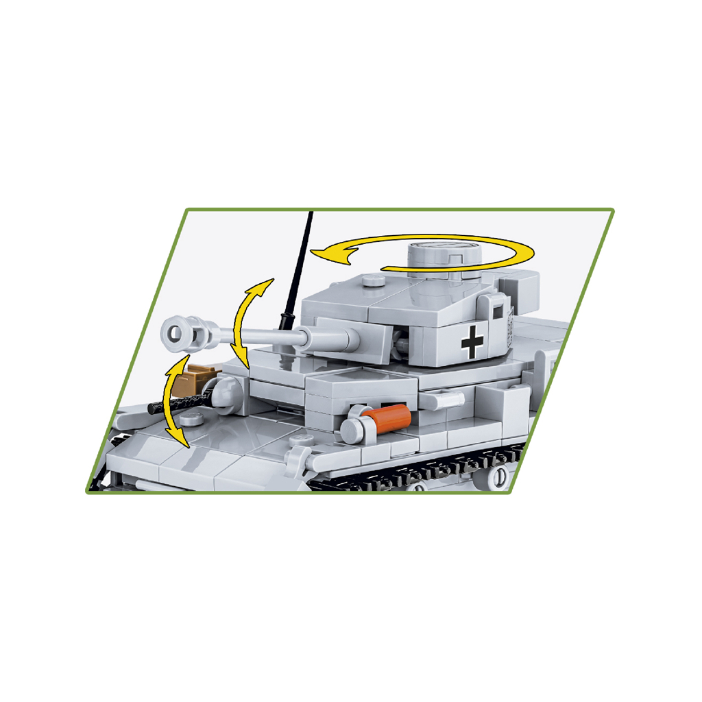 Конструктор Cobi Друга Світова Війна Танк Panzer IV, 390 деталей (COBI-2714) - зображення 6