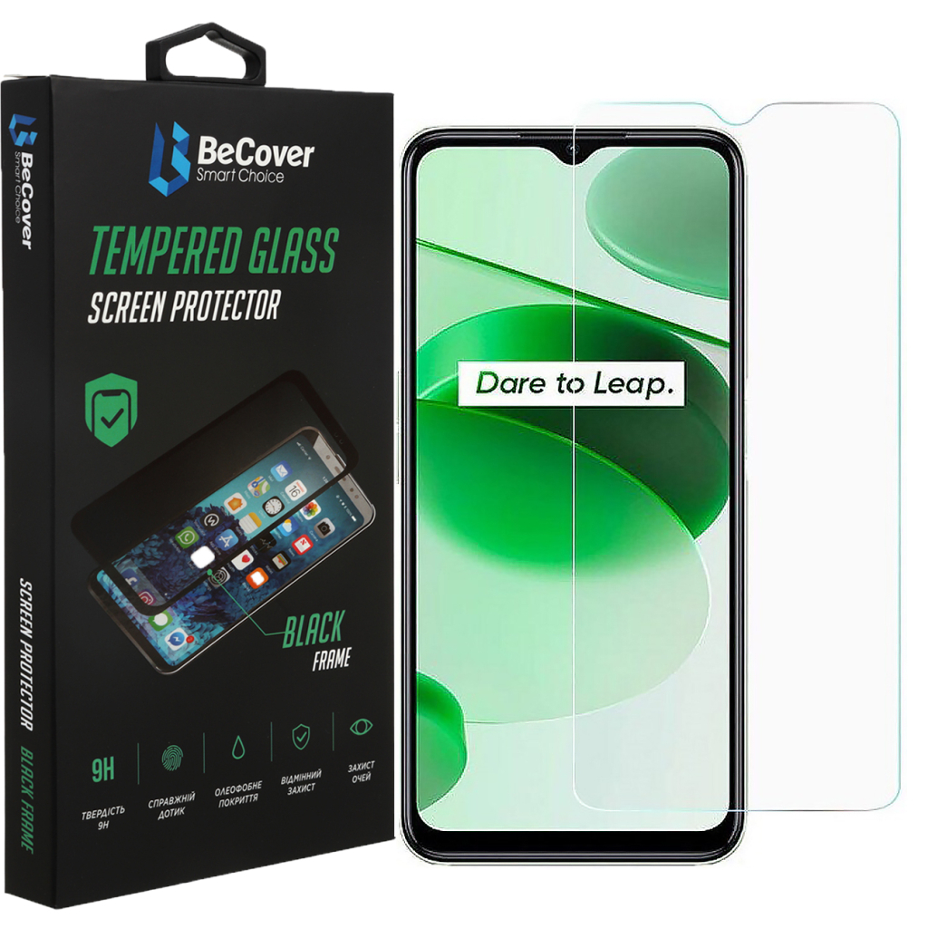 Скло захисне BeCover Realme C35 3D Crystal Clear Glass (708129) - зображення 1