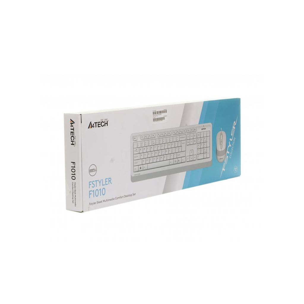 Комплект A4Tech F1010 White (4711421943307) - зображення 6