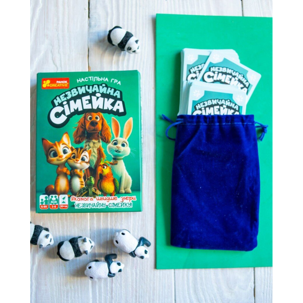 Настільна гра Ранок Незвичайна сімейка (4827476988726) - зображення 5