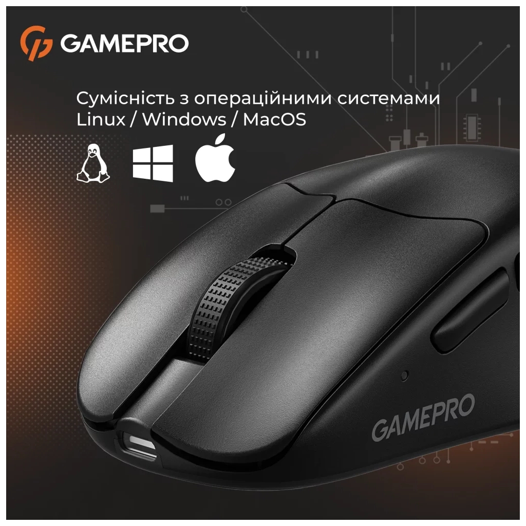 Мишка GamePro Genesis Avenger Wireless/Bluetooth/USB Black (GM096B) - зображення 10