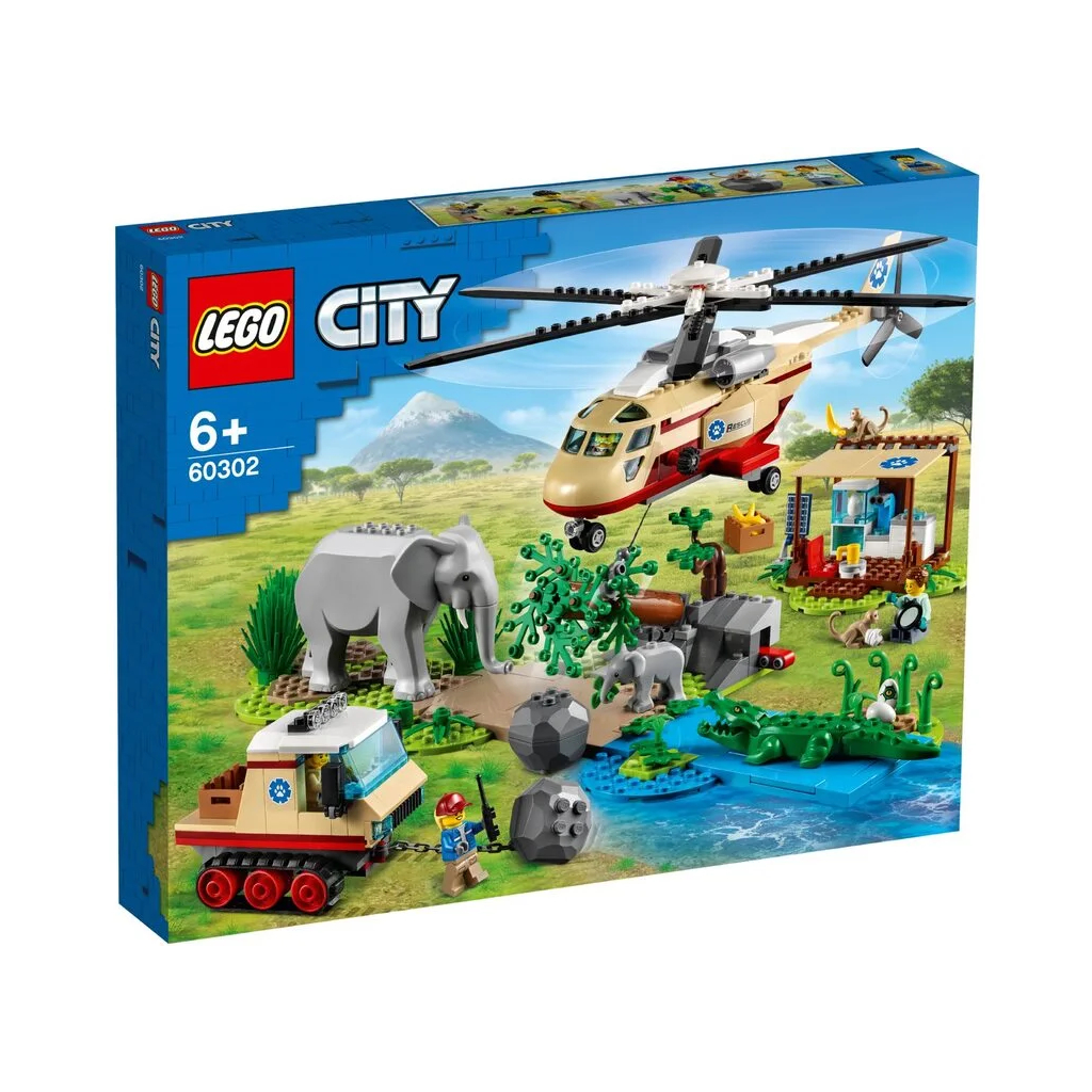 Конструктор LEGO City Операція з порятунку звірів 525 деталей (60302) - зображення 1