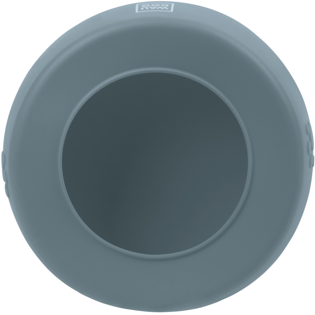Посуд для собак WAUDOG Silicone Миска-непроливайка 1 л сіра (507911) - зображення 2