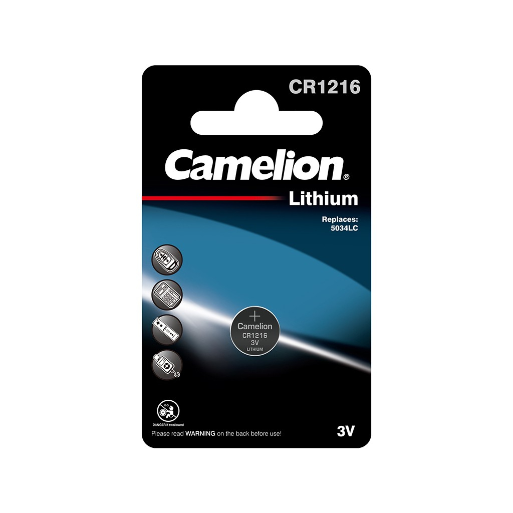 Батарейка Camelion CR 1216 Lithium * 1 (CR1216-BP1) - зображення 1