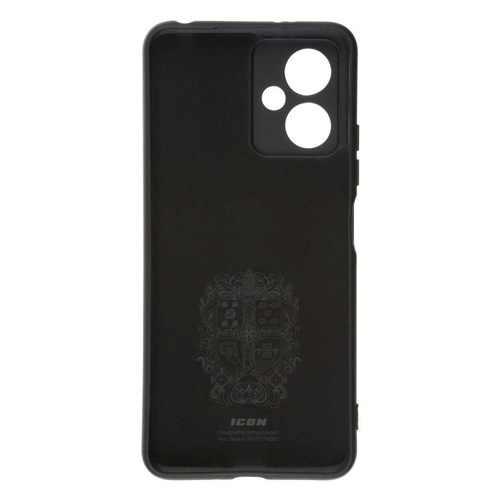 Чохол до мобільного телефона Armorstandart ICON Case Xiaomi Redmi Note 12 5G Black (ARM65192) - зображення 2