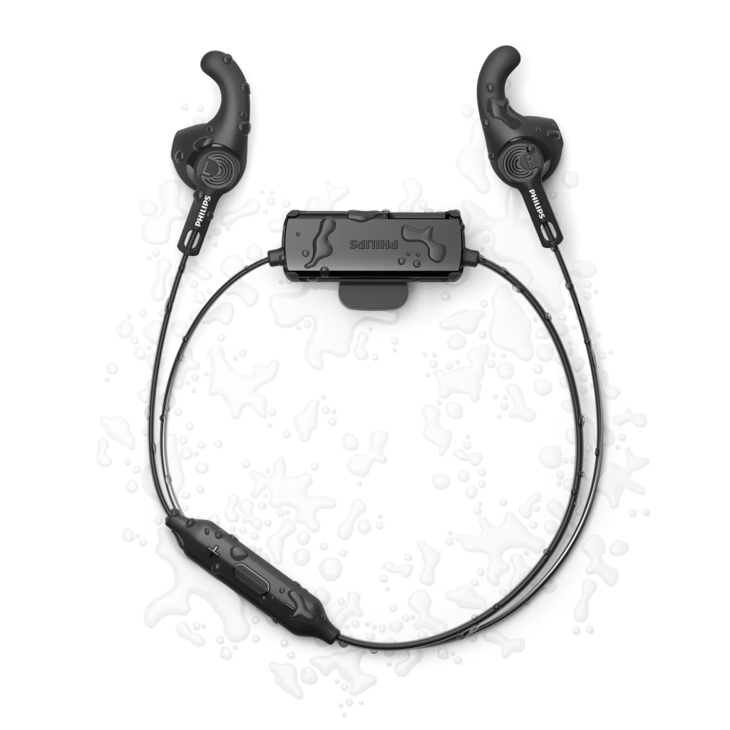 Навушники Philips TAA3206 In-ear IP57 Wireless Mic (TAA3206BK/00) - зображення 10