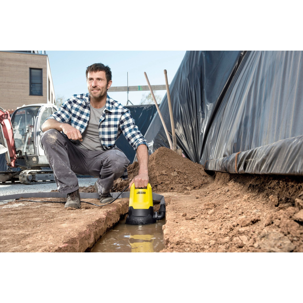 Шланг дренажний Karcher тканевий еластичний з хомутом з нержавіючої сталі, 10м (2.997-100.0) - зображення 2