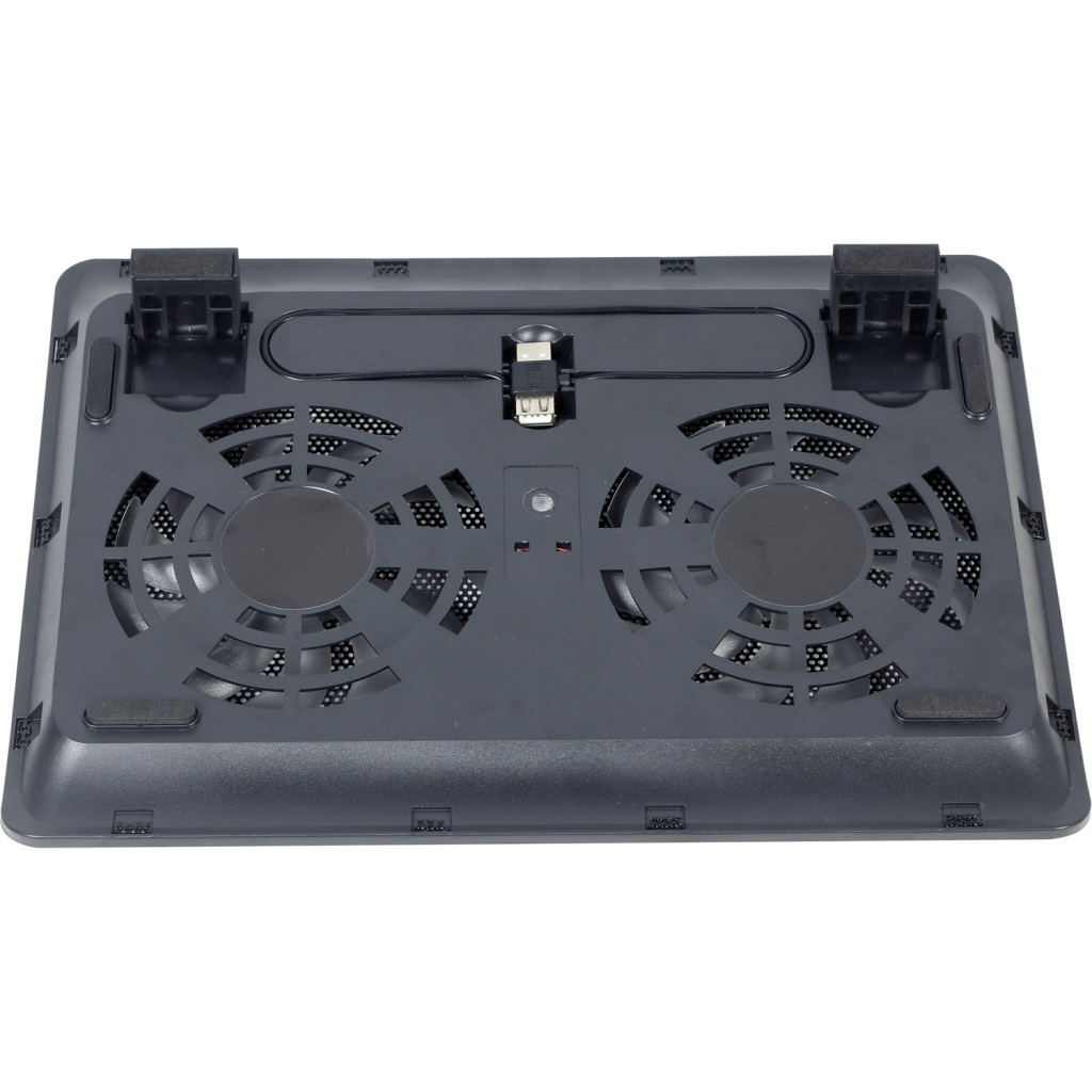 Підставка до ноутбука Gembird до 15.6", 2x125мм вентилятори, чорний (NBS-2F15-05) - зображення 5