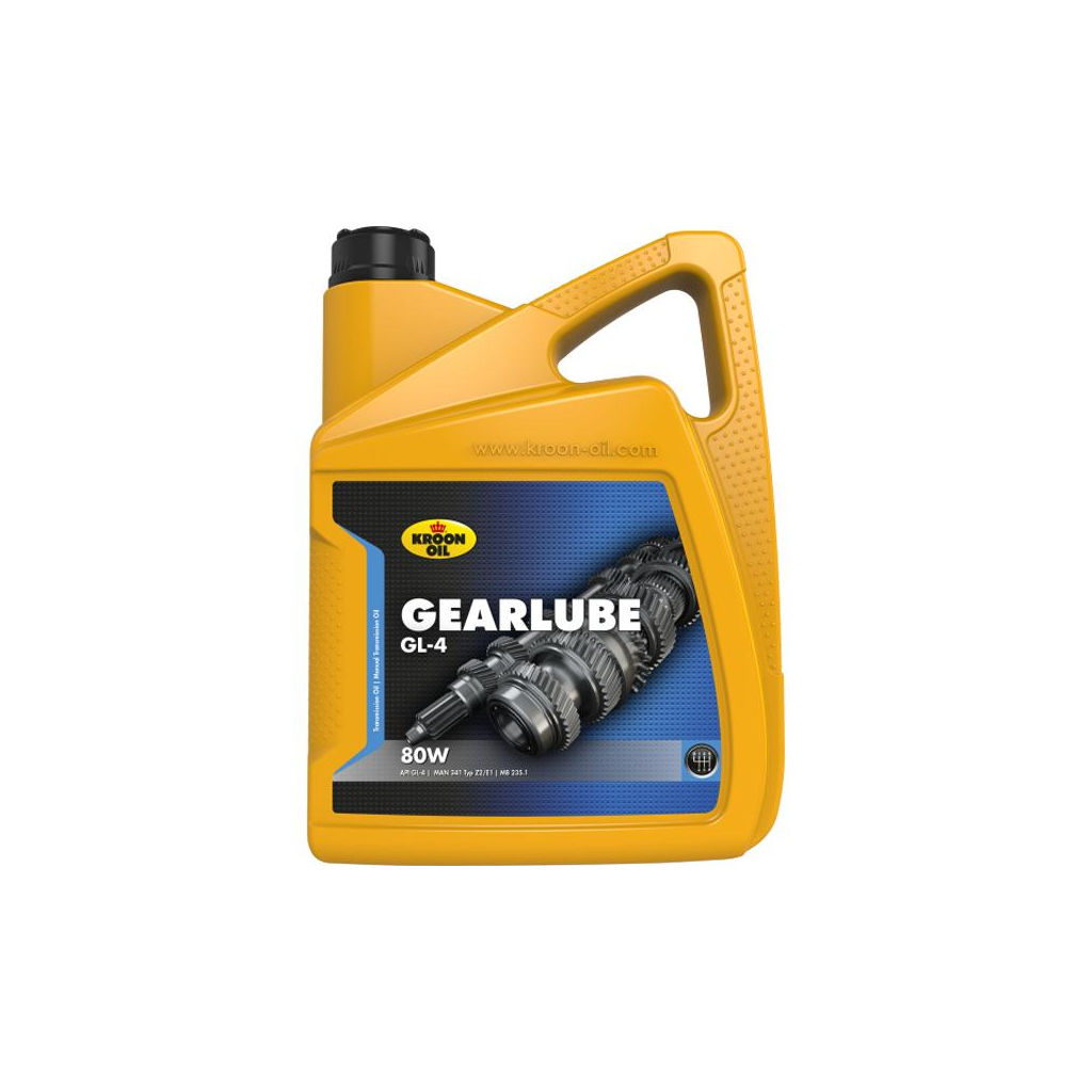Трансмісійна олива Kroon-Oil GEARLUBE GL-4 80W 5л (KL 01323) - зображення 1