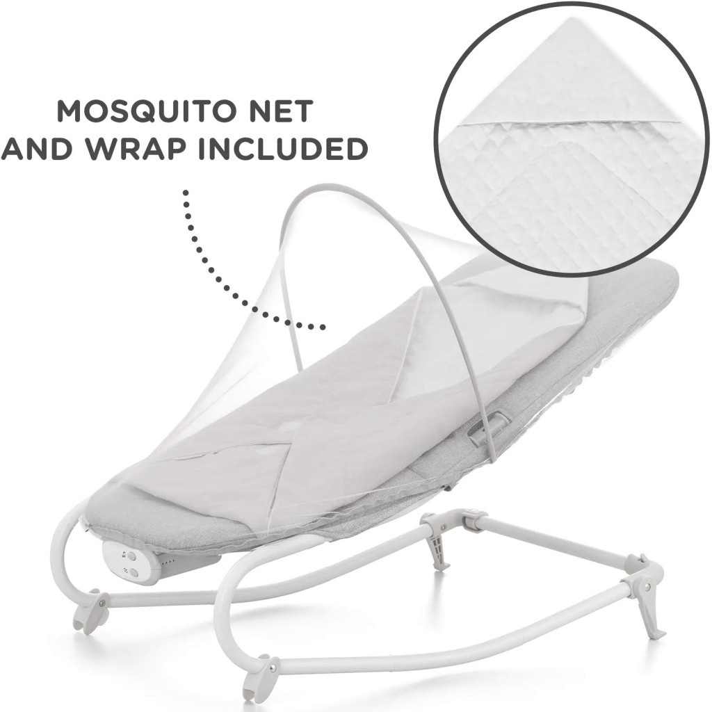 Крісло-гойдалка Kinderkraft Felio 2 Stone Grey (5902533921119) - зображення 8